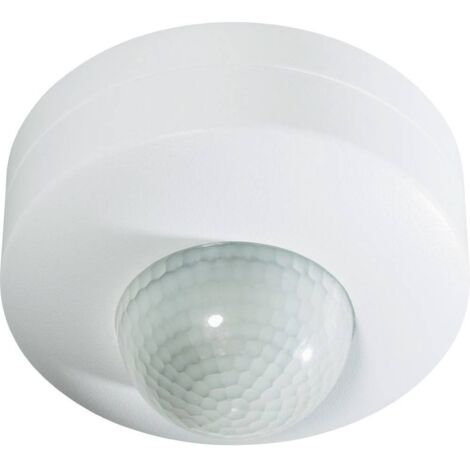 Détecteur de mouvement 1296308 plafond – Détection 360° – Portée 12m – Montage apparent – IP20 pour intérieur – Relais blanc – Renkforce