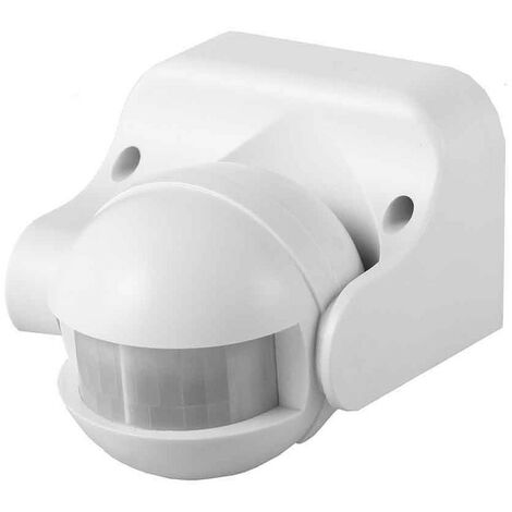 Detecteur De Mouvement Avec Regulateur Nuit/jour Orientable 180° Ip44 Blanc Edm