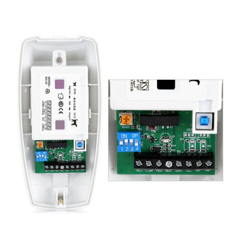 Détecteur de Mouvement Extérieur Filé DG85 Avec Double Sensor PIR Résistant aux Animaux 17x8x6.5cm IP65