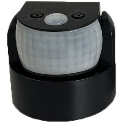 Détecteur De Mouvement Extérieur - IP65 - 12 M - 180°/360° - Capteur Crépusculaire - Murale/Plafond - 1 Pièce