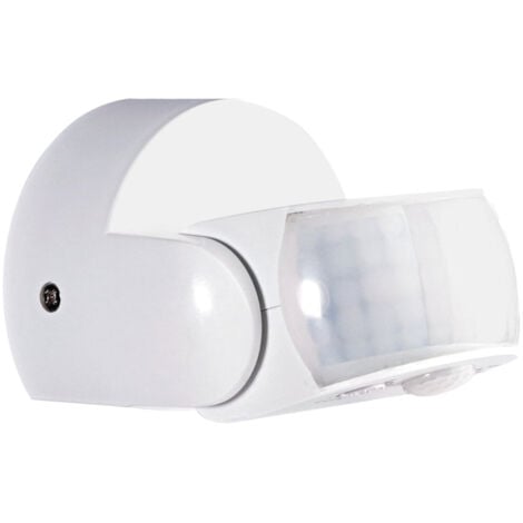 Détecteur de mouvement infrarouge blanc IP65