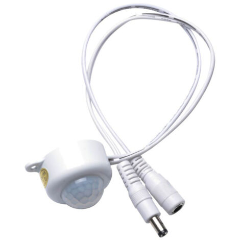 Détecteur de mouvement infrarouge PIR 5-24 V CC, 12 V, 5 A, pour ruban LED.