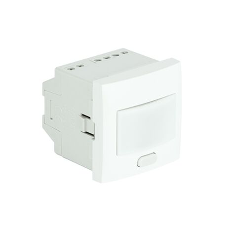 Détecteur de mouvement installation murale - 400W - 2 modules - Couleur matériel - Blanc