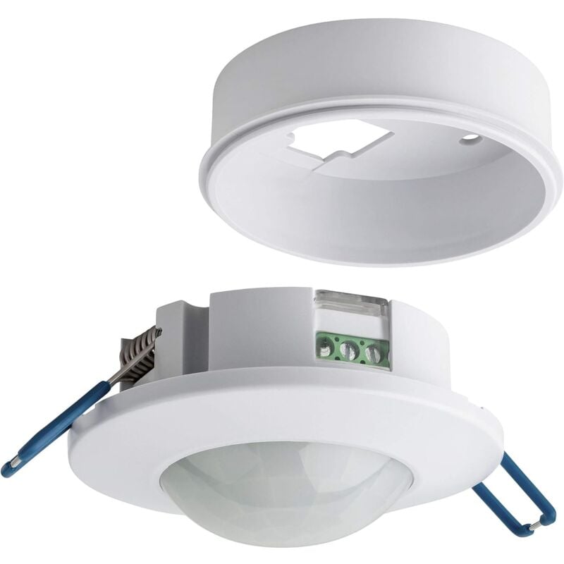 Tigrezy - Détecteur de Mouvement Intérieur, Montage Encastré et en Saillie au Plafond, programmable, Capteur Infrarouge, 8m / 360°, led adapté, Max