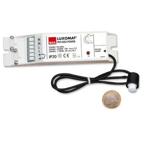 Détecteur de mouvement LUXOMAT miniature PD9-DIGI-FP - Blanc