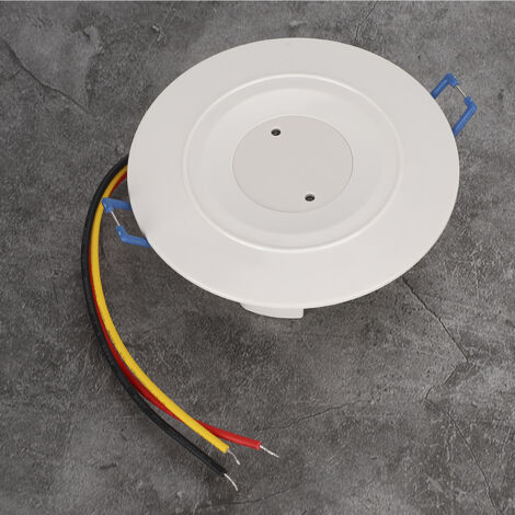 Détecteur de mouvement micro-ondes 3.7GHz pour éclairage intelligent, installation encastrée au plafond, compatible AC 110-240V pour couloir et escalier