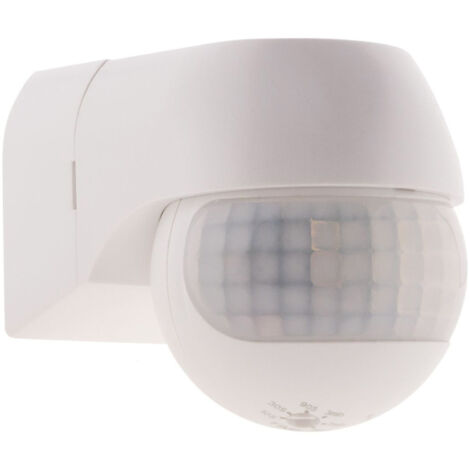 Détecteur de mouvement orientable et compact int/ext IP44 - Blanc - Zenitech