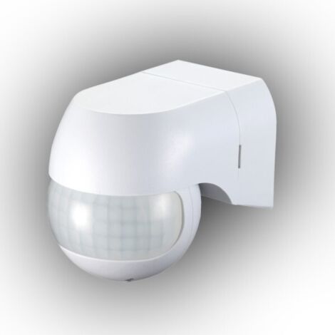 DÉTECTEUR DE MOUVEMENT PIR BLANC 180 DEGRÉS 800 W 12 MÈTRES IP44 - E+CR-PIR3/ON
