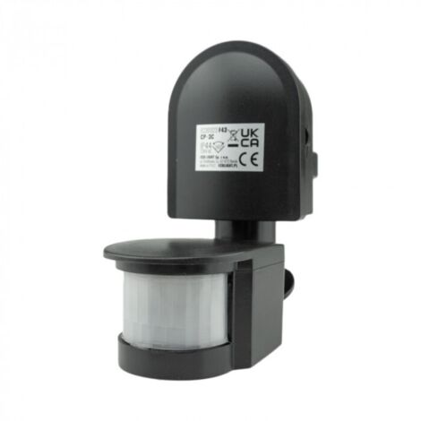 Détecteur de mouvement PIR CP-3C noir en saillie 180 degrés réglable Eco Light