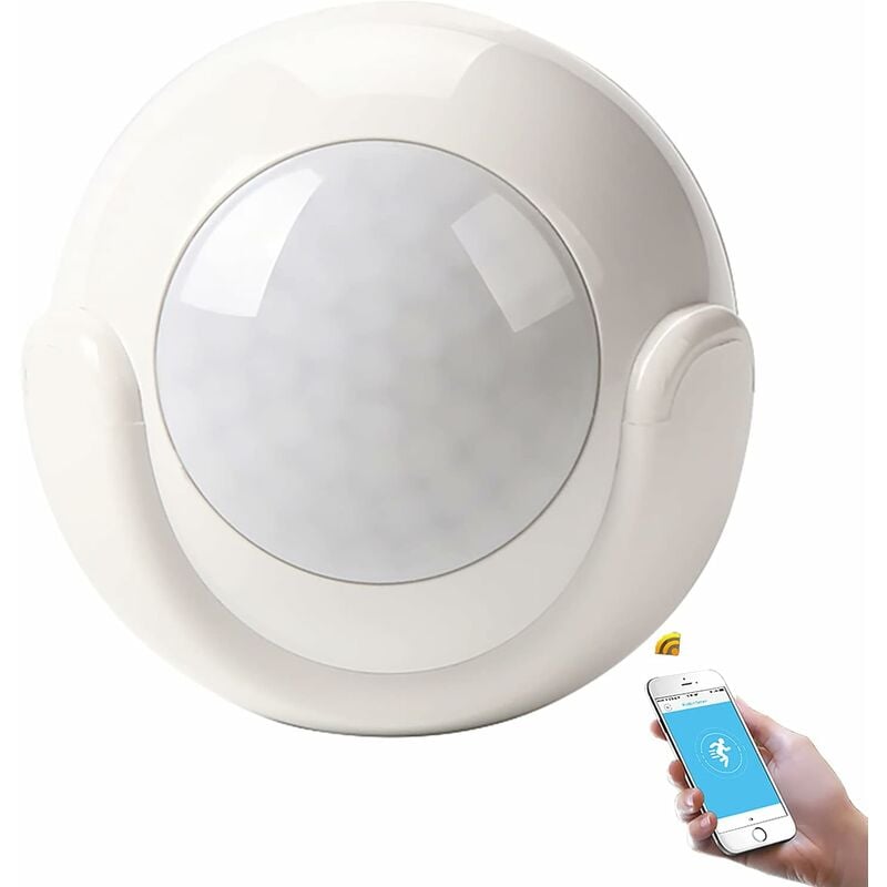 Détecteur de mouvement PIR WIFI,compatible avec Alexa & Google Home