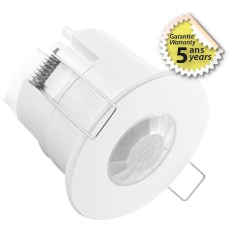 Détecteur de mouvement Rond IR LED BBC 360° - Encastrable Miidex Lighting®