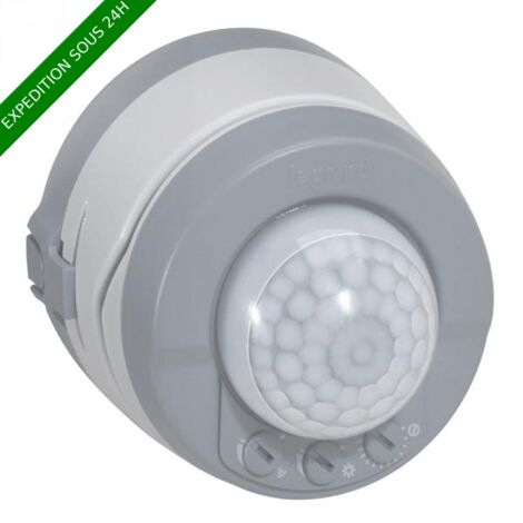 Détecteur de mouvements étanche 3 fils ECO1 Plexo complet IP55 saillie - gris