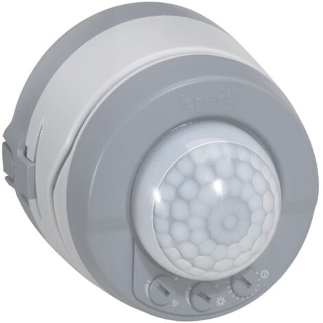 Détecteur de mouvements étanche 3 fils ECO1 Plexo complet IP55 saillie gris LEGRAND 069740