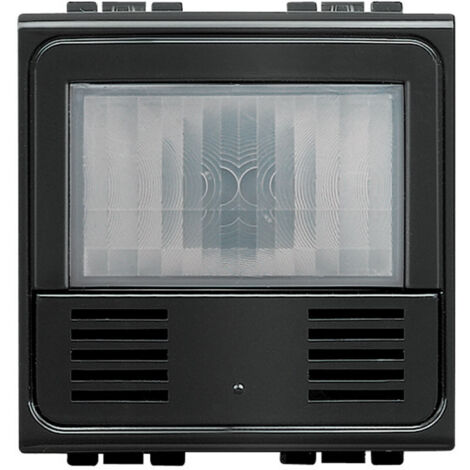 Détecteur de mouvements/luminosité avec poussoir Livinglight MyHOME BUS anthracite BTICINO L4658N