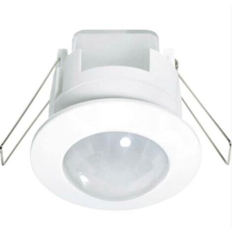 Détecteur de mouvements PIR 1296307 intérieure plafond, encastré 360 ° relais blanc IP20