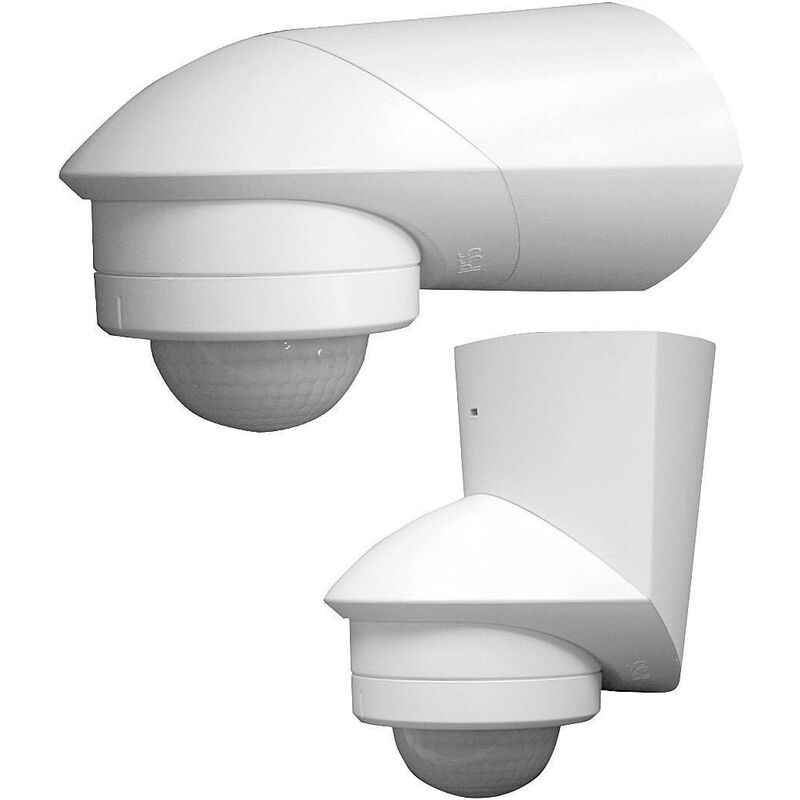 Grothe - Détecteur de mouvements pir 94532 intérieure, extérieure montage apparent (en saillie) 360 ° relais blanc IP55