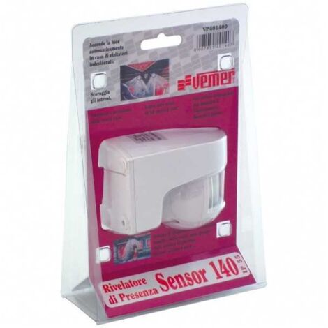 Détecteur de présence infrarouge mural Vemer 140 Blister IP55 VP401400