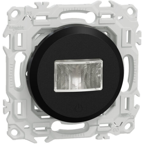 Détecteur de présence noir Odace (S940526)