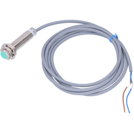 Détecteur de proximité capacitif BEM12-02-AB étanche haute précision pour métaux, papier, AC 90-250V avec joint écrou.