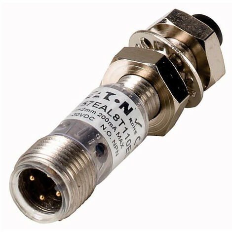 Détecteur de proximité inductif 1 O Sn 2mm 3L 10-30VDC PNP M8mm M12 EATON E57EBL8T111ED