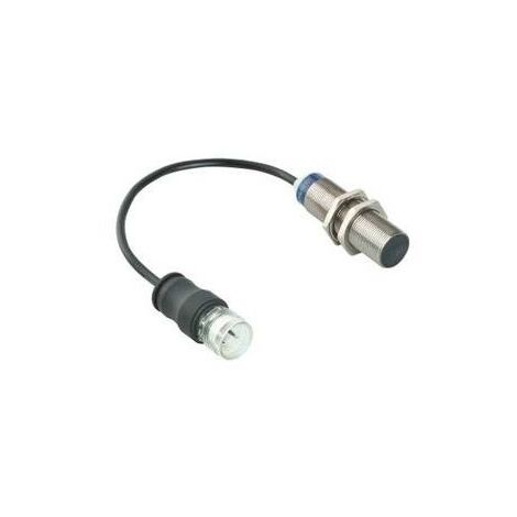 Détecteur de proximité inductif cylindrique Ø 18mm portée 8mm 12-48V DC connecteur M18 déporté 150mm XS6 SCHNEIDER XS618B1PAL01G