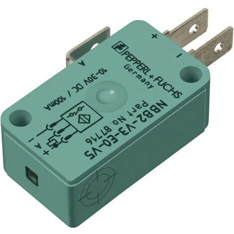 Détecteur de proximité inductif Pepperl+Fuchs NBB2-V3-E2-V5 10 x 16 mm affleurant PNP 1 pc(s)