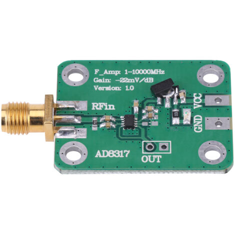 Détecteur de puissance logarithmique AD8317, plage de fréquence 1 MHz à 10 GHz, pour applications RF