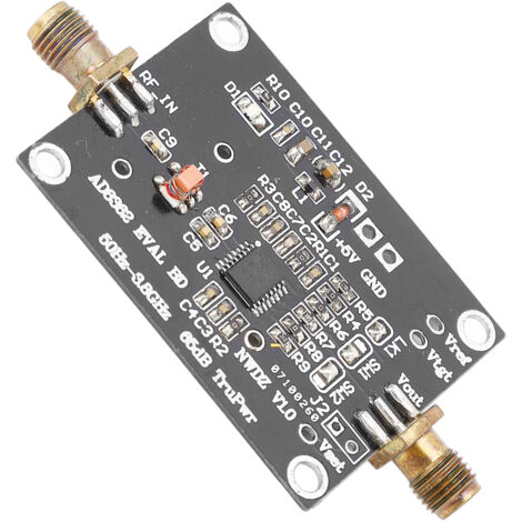 Détecteur de puissance RF 50Hz-3.8GHz, module de conversion RMS avec sensibilité 65dB, tension 3.3-5V