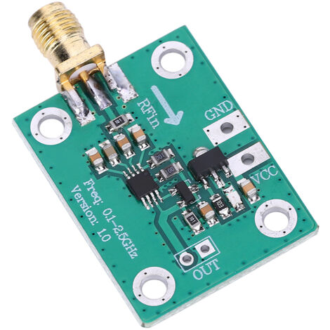 Détecteur de puissance RF logarithmique 72dBm à -2dBm, module de mesure micro-ondes pour signaux radiofréquences