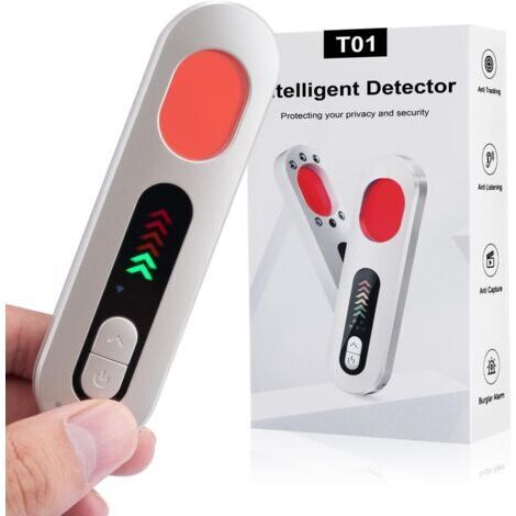 Détecteur de punaises de lit 5 en 1 avec 6 niveaux de sensibilité, détecteur de caméra cachée, avec écran, détecteur de suivi RF et GPS, appareil d'écoute portable pour hôtel, bureau, voyage