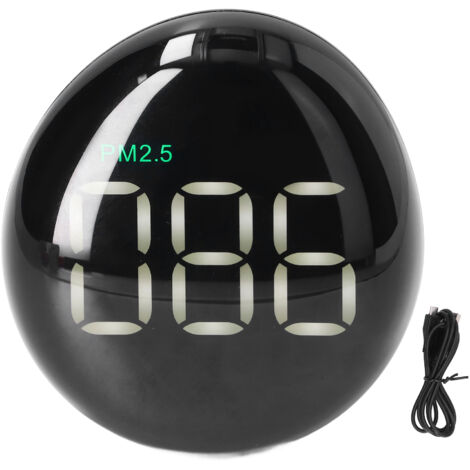 Détecteur de Qualité d'Air Portable Professionnel PM2.5 avec Affichage LED - Maison, Bureau, Hôtel, Voiture