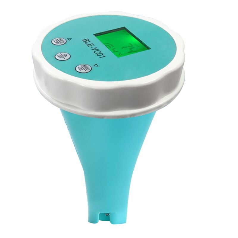 Tlily - DéTecteur de Qualité L'Eau 6 en 1 ph ec tds orp TempéRature Chlore app Affichage Piscine Bluetooth Test