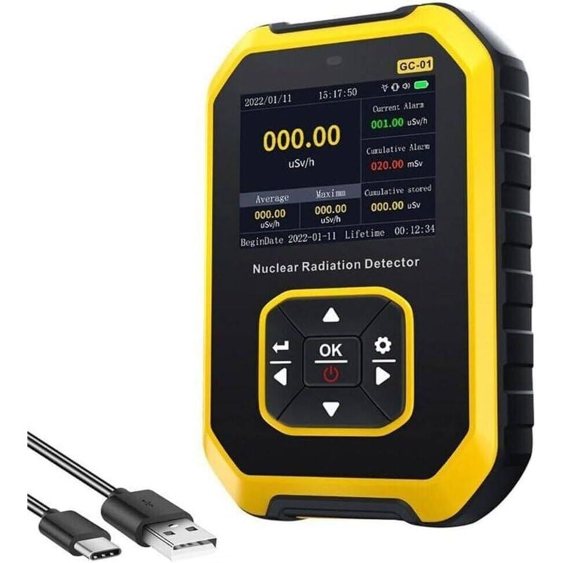 Détecteur de rayonnement nucléaire,détecteur de rayonnement, compteur Geiger numérique,compteur de rayonnement nucléaire, dosimètre personnel, rayons