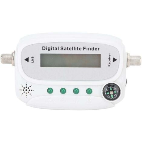 Détecteur de Satellite numérique, recherche de Signal d'antenne TV, compteur de force avec boussole, alarme sonore 13-18VDC