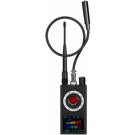 K-68 Détecteur de Bogues GSM Détecteur de Signal GPS Dispositif de  Recherche de Signal Radiofréquence Haute Sensibilité, pour Caméra Cachée