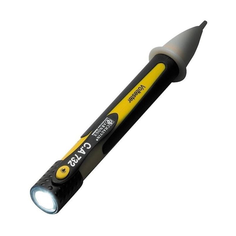 Chauvin Arnoux - Stylo détecteur de tension ac sans contact + lampe led ca 732 - P01191745Z