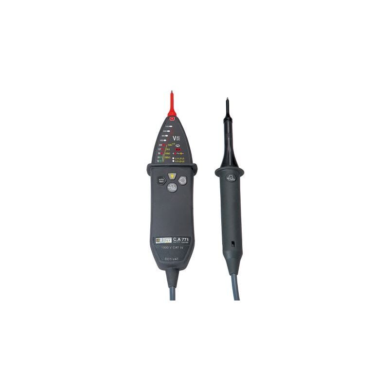 Détecteur de tension Chauvin Arnoux Ca 771 1000 v ac, 1400V c.c. max cat iv, IP65 ( Prix pour 1 )
