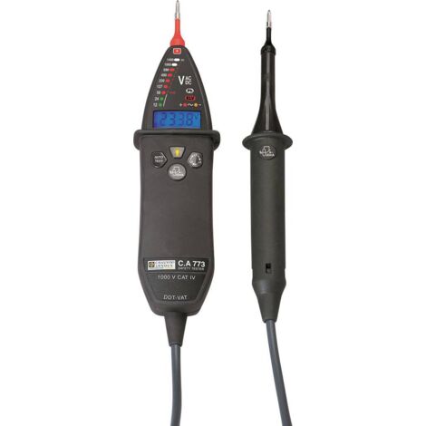 Détecteur de tension Chauvin Arnoux Ca 773 1000 V ac, 1400V c.c. max CAT IV, IP65 ( Prix pour 1 )