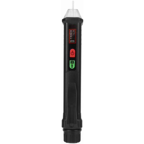 Détecteur de Tension Numérique sans Contact VD410A 12V‑1000V AC, Stylo Électrique à Induction avec Lampe Torche