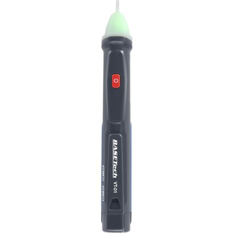 Détecteur de tension sans contact Basetech VT-01 CAT III 1000 V LED Q303172