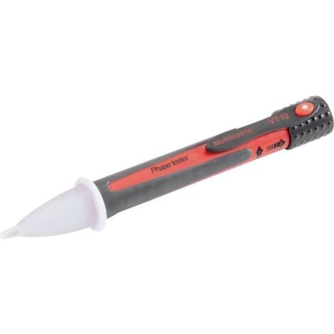 Détecteur de tension sans contact Multimetrix VT 12 CAT III 600 V LED