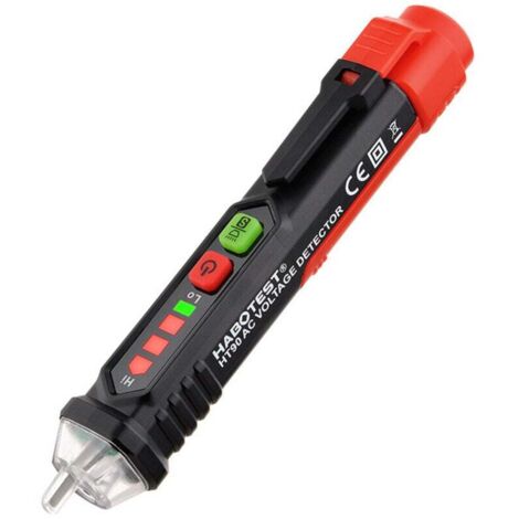 Détecteur de tension sans contact, testeur de tension à sensibilité réglable, testeur électrique, testeur de ligne de phase sans contact 12 V 1000 V