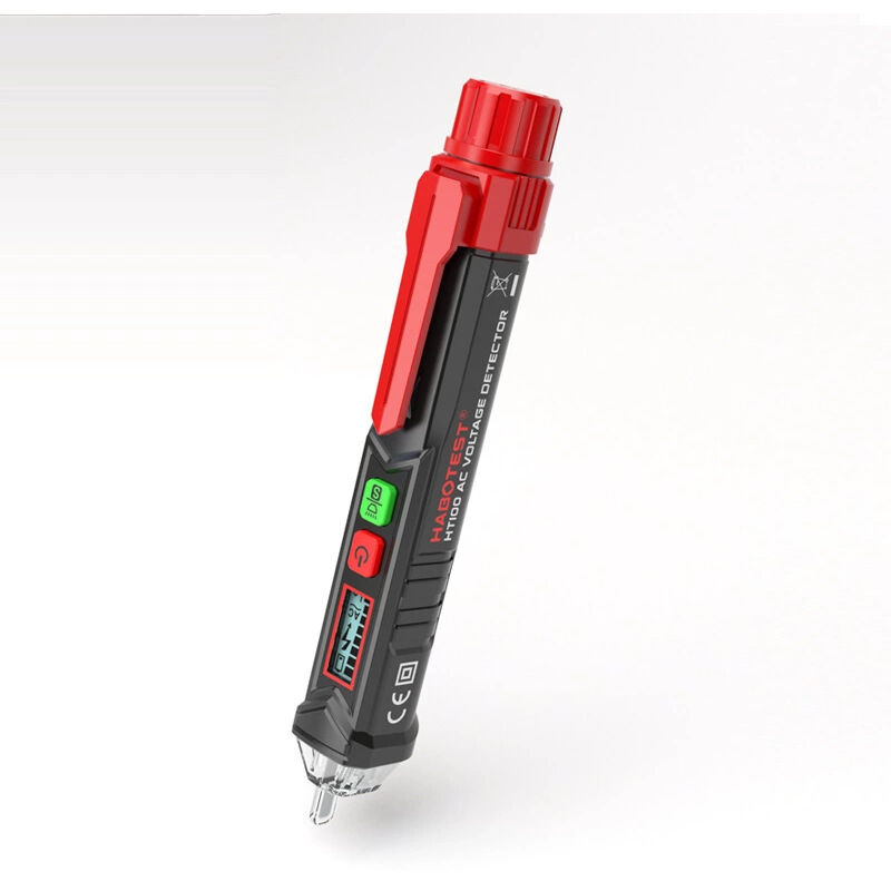 Memkey - Détecteur de Tension sans Contact, Testeur de Tension avec Double Sensibilité 12V/48V-1000V, Écran lcd, Test de Fil de Phase/Neutre, Lampe