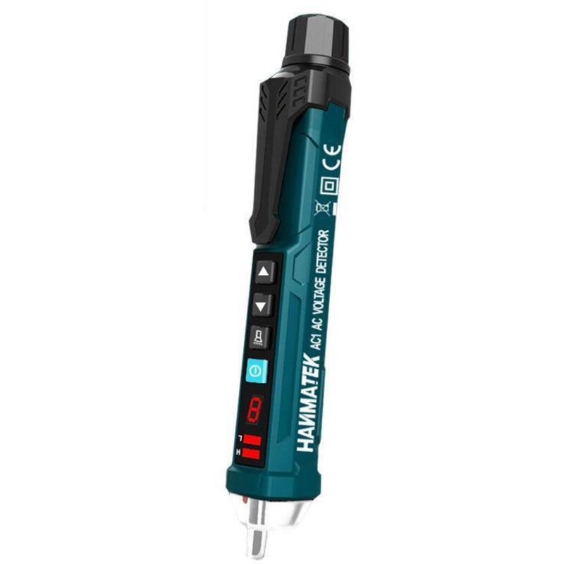 KZQ - Détecteur de Tension sans Contact,HANMATEK AC1 Sensibilité Réglable/Écran lcd/led Lampe de Poche/Double Portée 12V/48V-1000V