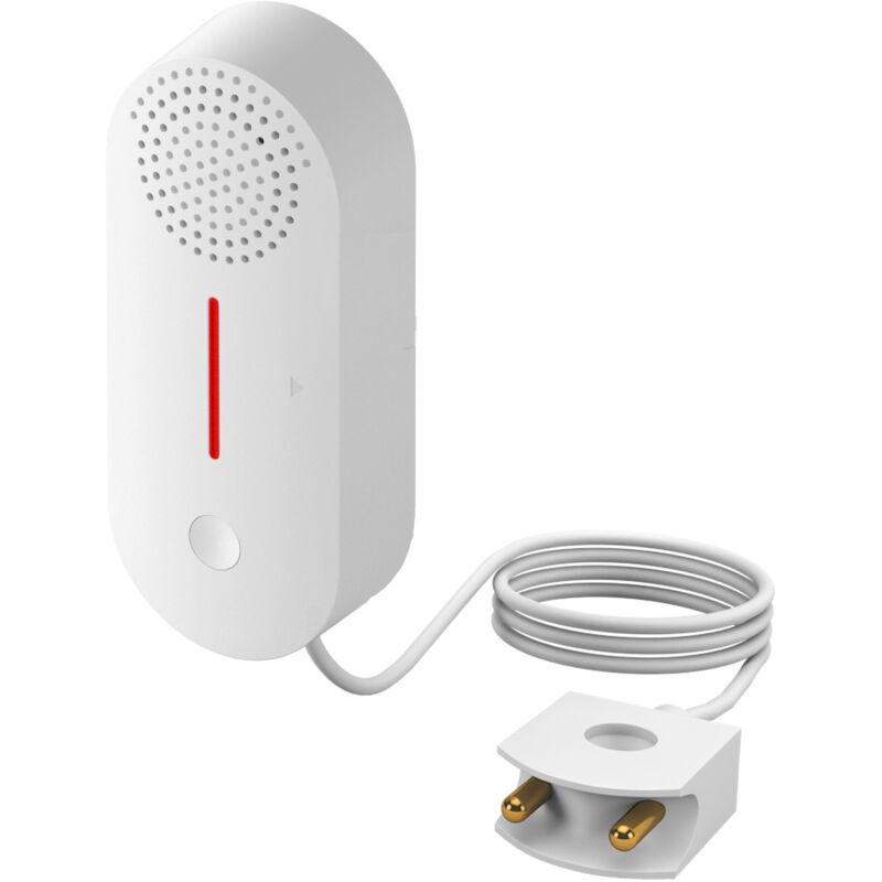 Détecteur d'eau avec Alarme Wi-FI Et Capteur de Niveau d'eau, Capteur d'eau Bruyant de 100 DB à Piles, Compatible avec L'application Tuya Smart Life,