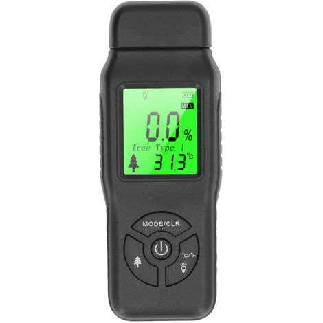 Détecteur d'humidité bois LCD grand écran, fonction ATC, utilisation facile et précise pour détection de fuites d'eau, durable et fiable.