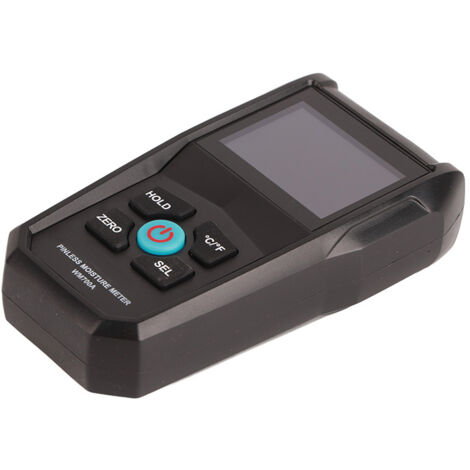 Détecteur d'humidité pour bois avec thermomètre intégré - 4 modes et alarme - Hygromètre professionnel pour bois