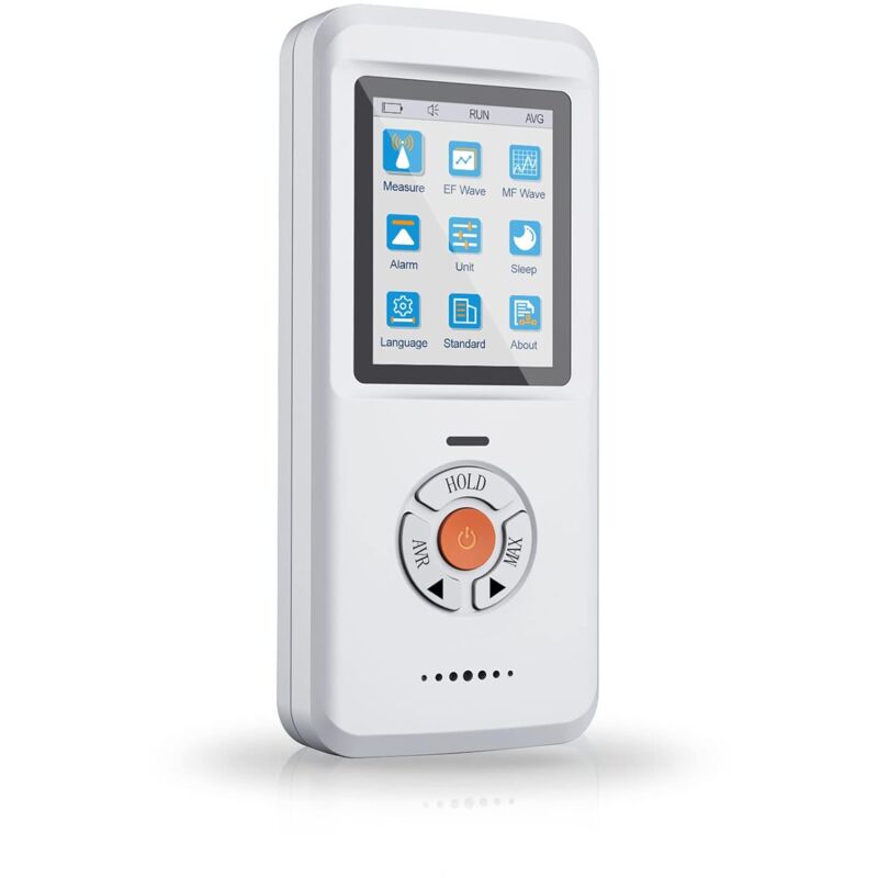 Détecteur EMF, Numérique/Graphique 3-en-1 Détecteur de Rayonnement de Champ électromagnétique pour EF/RF/MF, Détecteur EMF Numérique Portatif avec