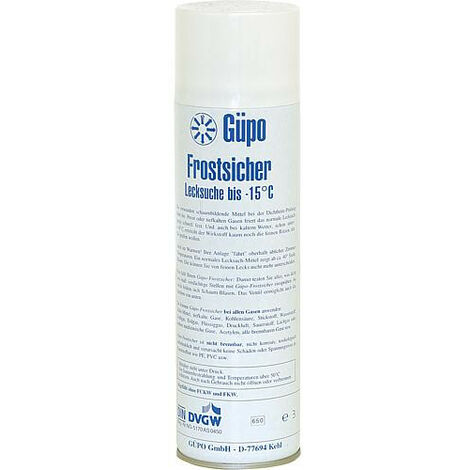 detecteur fuite de gaz en spray de 400 ml antigel jusqu'a -15°C