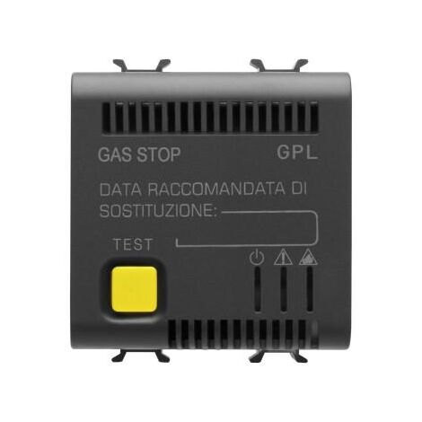 DETECTEUR GPL 2M 12V CA/CC NOIR GEWISS GW12711
